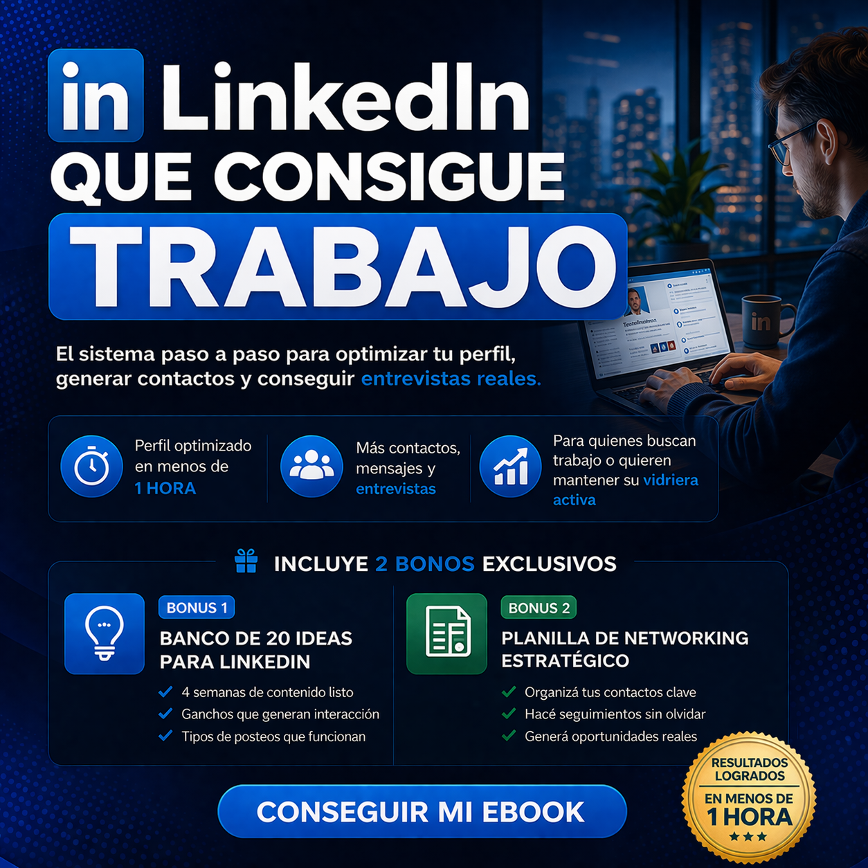 LinkedIn que consigue TRABAJO